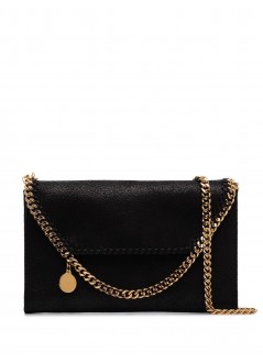 stella mccartney crossbody woman mini crossbody eco shaggy deer w/gold chain 581238w9355 1000