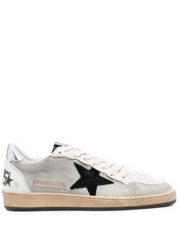golden goose sneaker man ball star net upper suede star laminated heel crack spur gmf00117f003215 81780