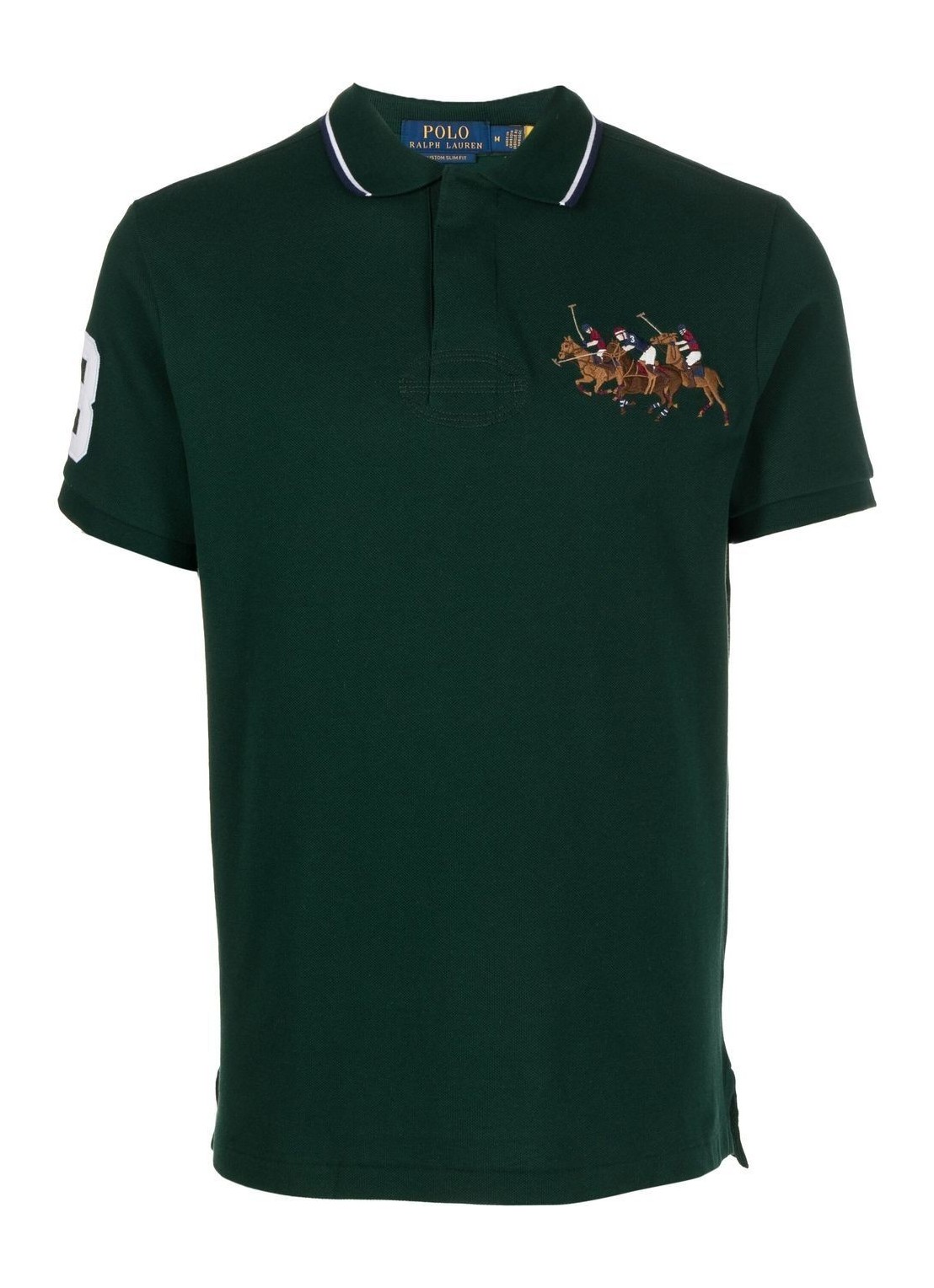 Polo polo ralph lauren polo man sskccmslm11-short sleeve-polo shirt 710900614004 college green talla