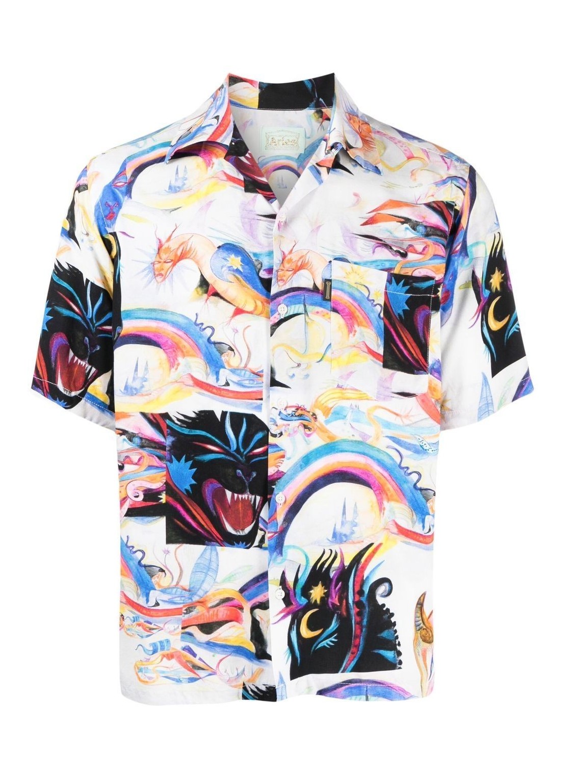 Camiseria aries shirt man dune hawaiian shirt ctar40105 alabaster talla L
 