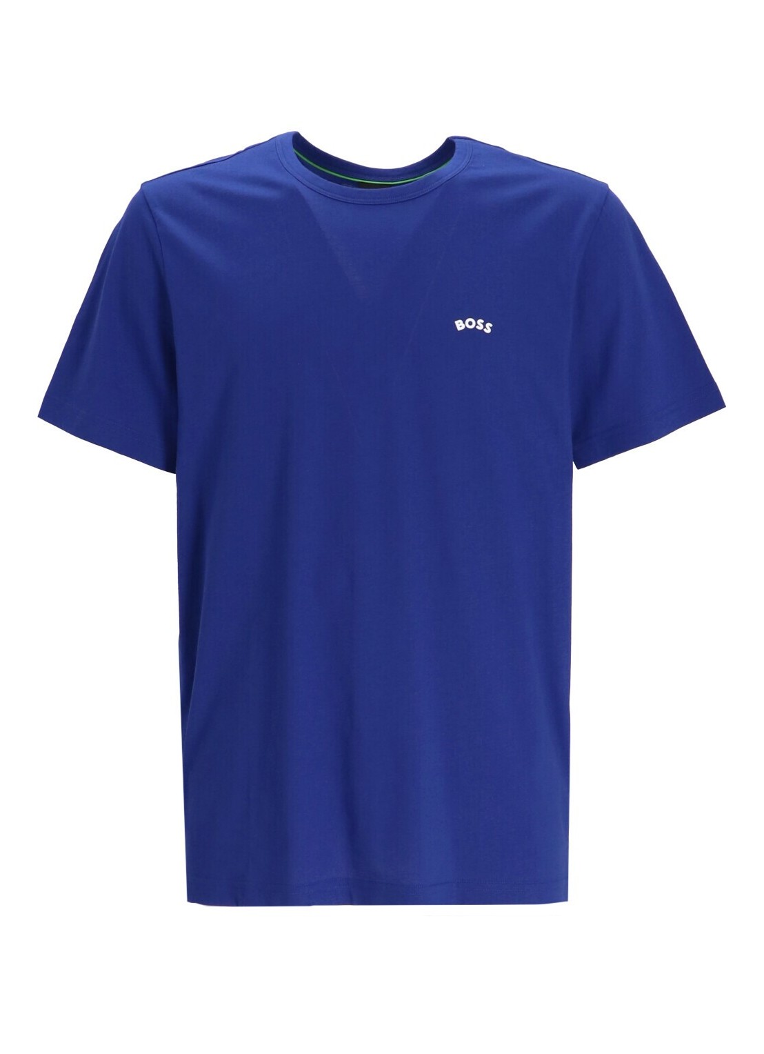 Camiseta boss t-shirt man tee curved 50469062 438 talla Azul
 