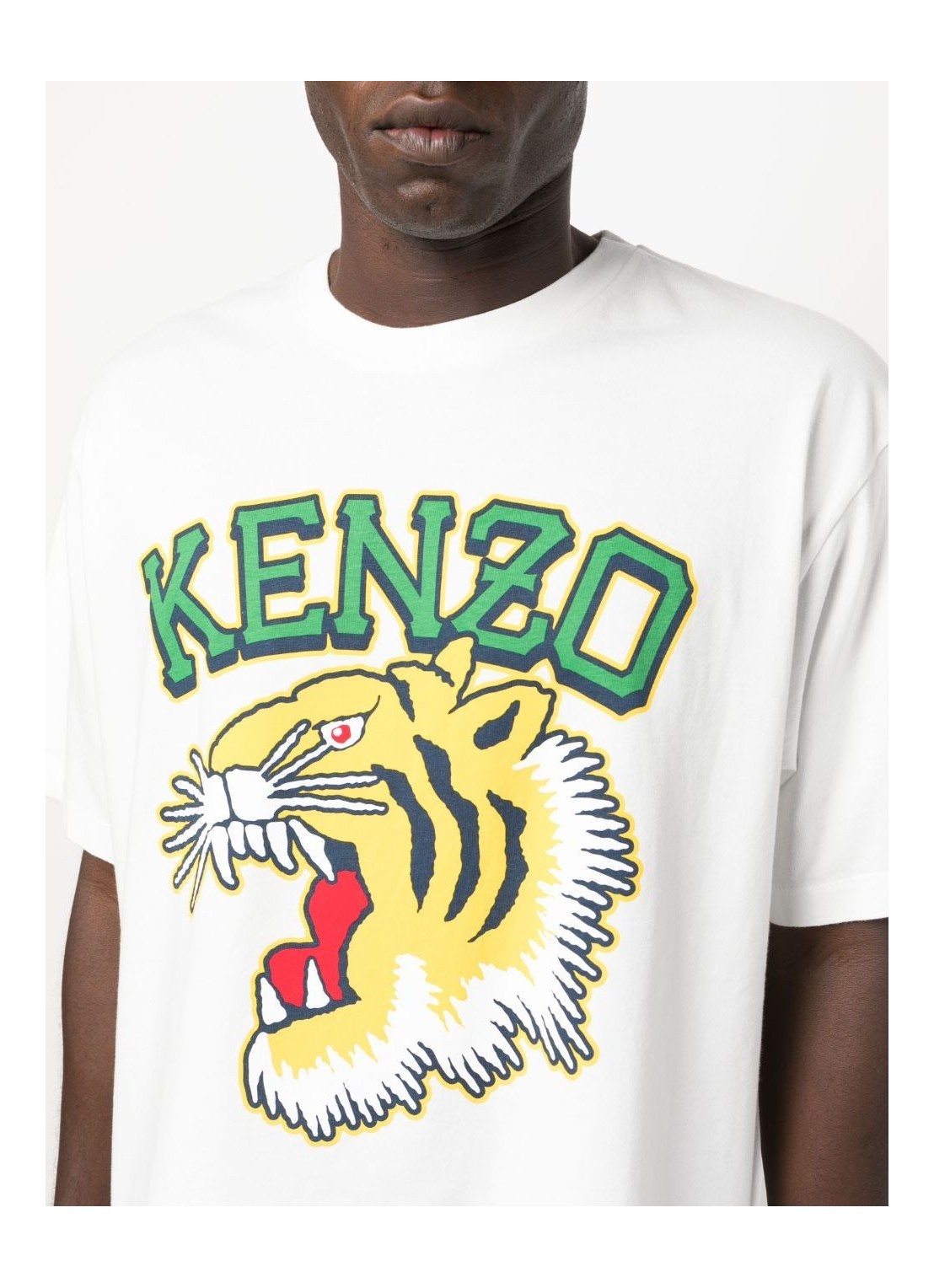 kenzo tiger varsity oversize t-shirt - fd65ts0084sg 02 Talla S