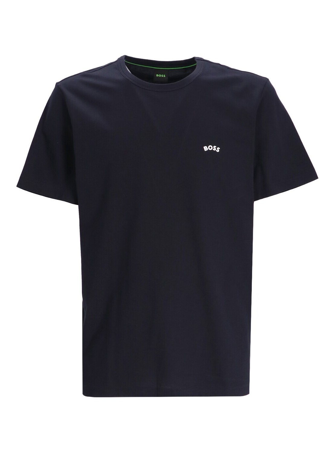 Camiseta boss t-shirt man tee curved 50469062 405 talla Azul
 