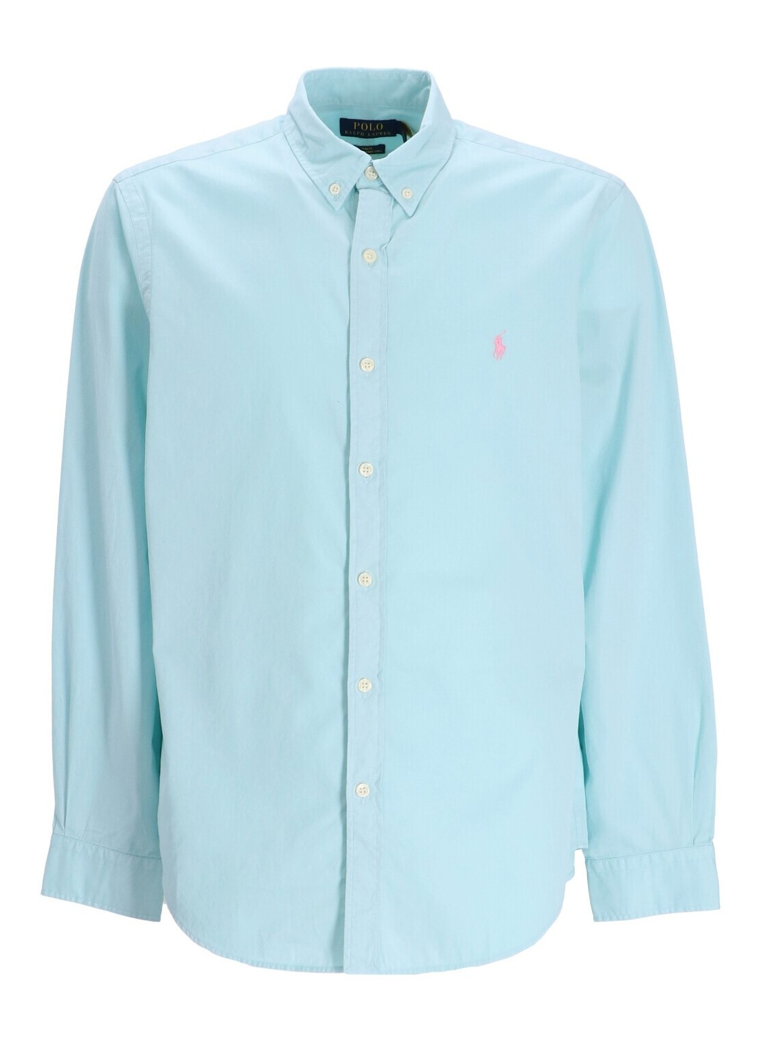Camiseria polo ralph lauren shirt man slbdppcs-long sleeve-sport shirt 710906936005 island aqua tall