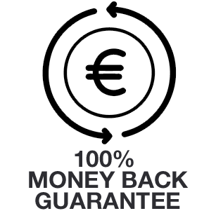 100% Money back guarantee