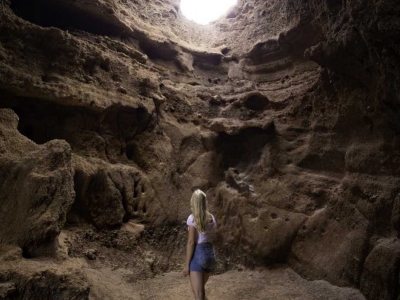 Montaña Cabrera, una cueva secreta dentro de un volcán en Lanzarote